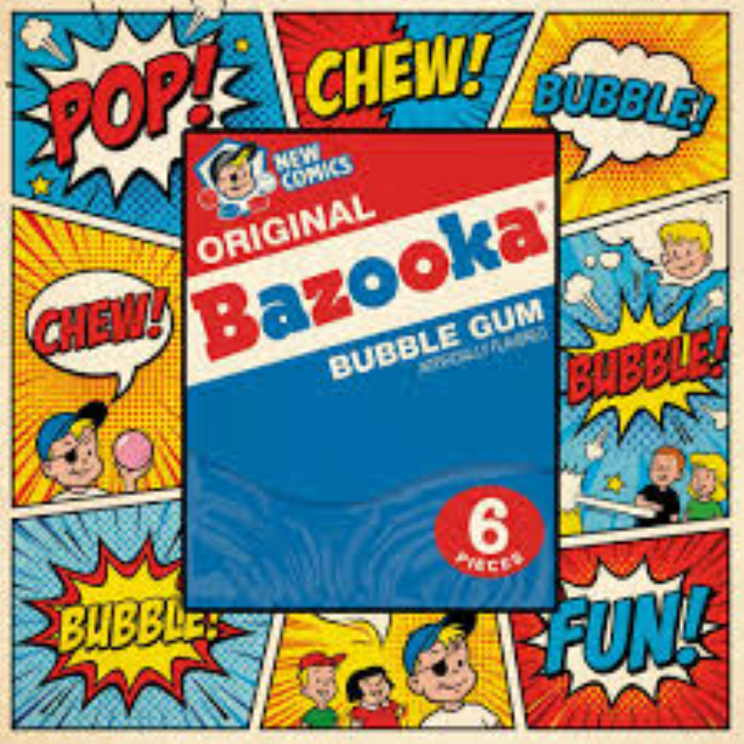 BAZOOKA BUBBLE GUM WALLET PACK 33G